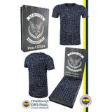 Fenerbahçe Orijinal Lisanslı Palamut LogoTribün T-Shirt Kişiye Özel Hediyelik Ahşap