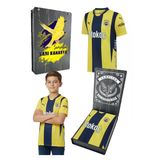 Fenerbahçe Orijinal Lisanslı Unisex 24-25 Yeni Sezon Çubuklu Çocuk Forması Uv Kutu Hediyeli