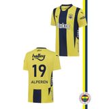 Fenerbahçe Orijinal Lisanslı Unisex Kişiye Özel Forma 2024 Yeni Sezon Sarı Lacivert Çu
