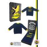 Fenerbahçe Orijinal Lisanslı Uzun Kol Lacivert Bebek 1907 Sweat Hediyelik Ahşap Kutulu