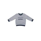 Fenerbahçe Orijinal Lisanslı Uzun Kol Lacivert Bebek 1907 Sweat Sarı Kanarya Baskılı Hediyelik Ahşap Kutulu (Gri, 12 Ay)