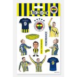 Fenerbahçe PİOLENT FBST26019 TARAFTAR STICKER ETİKET 1 YP. TEKLİ KARTELA