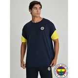 Fenerbahçe S.k. 25/26 Sezon Tribün Mesh Baskılı Oversize Fit Tişört Tribün Forması