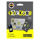 Fenerbahçe Sarı Sticker Paketi 5 Sayfa Lisanslı