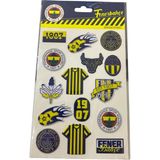 Fenerbahçe Şekilli Stıcker - Renkli - STANDART
