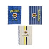 Fenerbahçe Spiralli Karton Kapak Defter A4 72 Yaprak Çizgili 31071