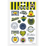 Fenerbahçe Sticker Seti Yellow Canary - Lisanslı Orijinal