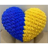 Fenerbahçe Taraftar Yastık 35 x 35 cm . - En Güzel Hediye -El Örgüsü Puffy - 35 x 35 cm - Lacivert