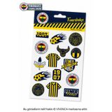 Fenerbahçe VİVENCA İLE YENİ SEZON LİSANSLI 3D ÇOK AMAÇLI KABARTMALI ETİKET/STİCKER TEK ADET