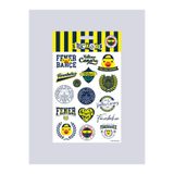 Fenerbahçe YELLOW CANARY STICKER SHEE