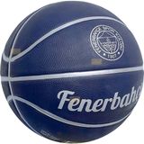 Fenerbahçe Yeni Koleksiyon Tricolor Serisi Lisanslı ve Logo Baskılı 7 Numaralı Kauçuk Basketbol Topu - Lacivert
