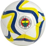 Fenerbahçe Yeni Koleksiyon Wave Serisi Lisanslı 32 Panel Dikişli 5 Numaralı Parlak Futbol Topu - Beyaz - Sarı - Lacivert