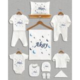 Fenerbahçeli İsme Özel 11'Li Organik Bebek Hastane Çıkışı Ekru