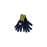 Fenerium Çocuk Çubuklu Sarı Lacivert Eldiven, Tek Ebat, TA072CGK01, FB LACİ YENİ, üniseks-çocuk