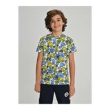 Fenerium Çocuk Tribun Logo Patternli T-Shirt 8 Yaş, 8 Yaş, TK010CGK13, BEYAZ, Erkek Çocuk