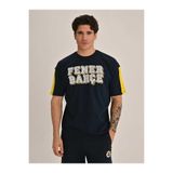 Fenerium Erkek Kolej Katmanlı Fenerbahçe T-Shirt, Lacivert, XS