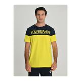Fenerium Erkek Tribun Robali Fenerbahçe T-Shirt, Sarı, S Beden