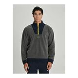 Fenerium Erkek Tribun Yaka Detaylı Sweatshirt, Gri, XS