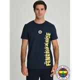 Fenerium Fenerbahçe S.k. 25/26 Sezon Tribün Dokuma Logolu Tişört Tribün Forması Lacivert