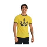 FENERIUM Fenerbahçe Sarı Tribün Tram Palamut Erkek Tshirt,Sarı L