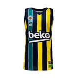 Fenerium Geri Dönüşümlü Polyester Basket Forma Sarı-Lacivert-Yeşil, M, TK414EFS10, SARI-LACIVERT-YEŞİL