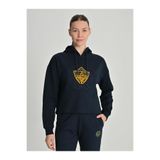 Fenerium Kadın Kapüşonlu Sweatshirt, Trend Tafting Nakış, Lacivert, 44 Beden