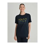 Fenerium Kadın Tribun Fenerbahçe Sports Club T-Shirt, Lacivert, 36 Beden