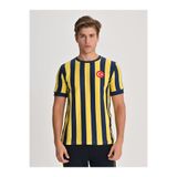 Fenerium Retro Çubuklu Forma, Sarı-Lacıvert, 4XL, Erkek