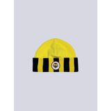 Fenerium TA045CGK05500 Fenerbahçe Sarı Çubuklu Polar Çocuk Bere