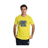 Fenerium Tribun Brush Detaylı T-Shirt Sarı, S, TK010EGK32, SARI, Erkek