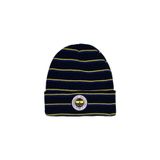 Fenerium Unisex Sarı Lacivert Şerit Bere, Tek Ebat, TA045UGK08, FB LACİ YENİ, Unisex Yetişkin