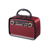 Fenerli FM Radıo Usb+SD+Bluetooth Hoparlör Nostaljik Radyo Şarjlı Bt Speaker KTF-1467