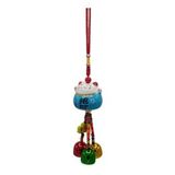 Feng Shui Maneki Neko Şans Kedisi Mavi No.3