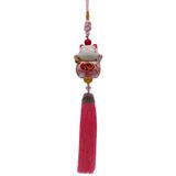 Feng Shui Maneki Neko Şans Kedisi Pembe No.1