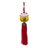 Feng Shui Maneki Neko Şans Kedisi Sarı No.2