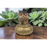 Feng Shui Şans Getiren Fil Biblo Mücevher Kutusu 12 cm Dekoratif Ev Hediyesi Lüks Tasarım