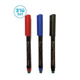 Fenlot Asetat Kalemi, CD Kalemi Permanent Marker, Medium Uçlu, 3 Renk Set TYBXE1Q0JUVKLEQE37