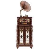 Fennessy F1877-10 Vintage 100W Hifi Gramofon Pikap Plakçalar, Bluetooth, Cd, Radio, USB Çalar