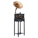 Fennessy F1877-35H Vintage 100W Hifi Gramofon Pikap Plakçalar, Bluetooth, CD, Radio, USB Çalar