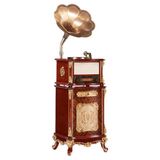 Fennessy F1877-65S Vintage 100W Hifi Gramofon Pikap Plakçalar, Bluetooth, CD, Radio, USB Çalar, Brit