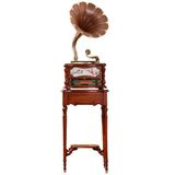 Fennessy F1877-69K Vintage 100W Hifi Gramofon Pikap Plakçalar, Bluetooth, CD, Radio, USB Çalar