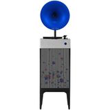 Fennessy i5 Bluetooth Hoparlörlü 110W Hi-Fi Retro Pikap Plakçalar Turntable, Mei Langfang-Lan
