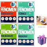 Fenomen 2026 8. Sınıf Lgs Matematik Fen Türkçe Paragraf A(TEMEL-ORTA SEVİYE) Soru Bankası 4 Kitap Priz Tutucu Hediye