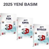 Fenomen 3D Yayınları Ayt Fen Bilimleri Soru Bankası Seti Fizik Kimya Biyoloji 2026 Ayt
