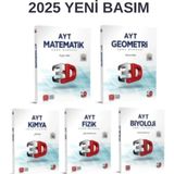 Fenomen 3D Yayınları Ayt Matematik-Geometri-Fizik-Kimya-Biyoloji Soru Bankaları Set 2026 5kitap