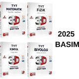 Fenomen 3D Yayınları Tyt Matematik- Fizik - Kimya - Biyoloji Video Destekli Defterler - 4 Lü Set