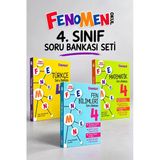 Fenomen 4.Sınıf Türkçe Soru Bankası + Matematik Soru Bankası + Fen Soru Bankası 2026 Güncel Basım