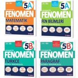 Fenomen 5. Sınıf Paragraf (B)+ Türkçe (B)+ Matematik (A) + Fen Bilimleri (A) Soru Bankası