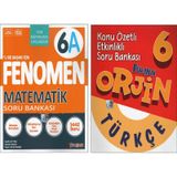Fenomen 6.Sınıf 6A Matematik+Orjin 6.Sınıf Türkçe (2 Kitap)