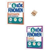 Fenomen 6. Sınıf Maarif Kök Serisi Matematik ve Türkçe Soru Bankası + Telefon Standı
